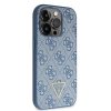 Guess GUHCP15LP4TDSCPB iPhone 15 Pro 6.1 niebieski/blue hardcase Crossbody 4G Metal Logo